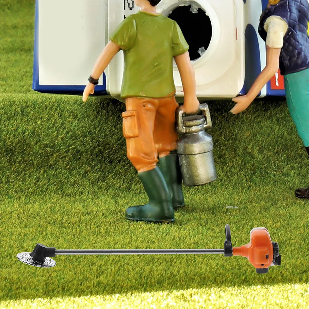 

2Pcs Miniature Lawn Mower PVC Natural Texture Mini Mower for Mini House Garden Tool Micro Decor Supplies House Decoration