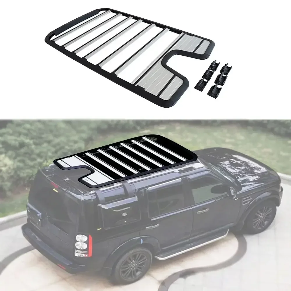 4x4 Auto Part Steel Chrome Roof Rack For Land Rover Discovery 4 Car Accessories Roof Luggage