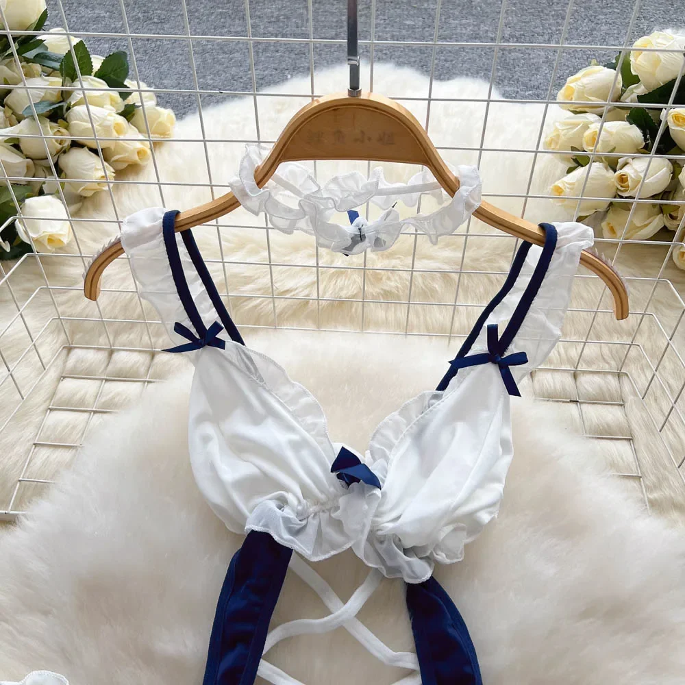 Sexy tiras bodysuits moda feminina lingerie erótica traje íntimo catsuits pijamas macacões combinação macacão