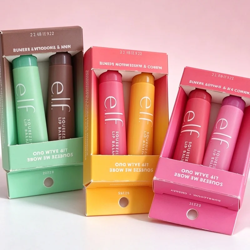 Bestseller Elf Hot Sales Gel Texture Moisturizing Two Colors Lipstick Suit Matte Natural Water Feeling Light Highlights Liquid