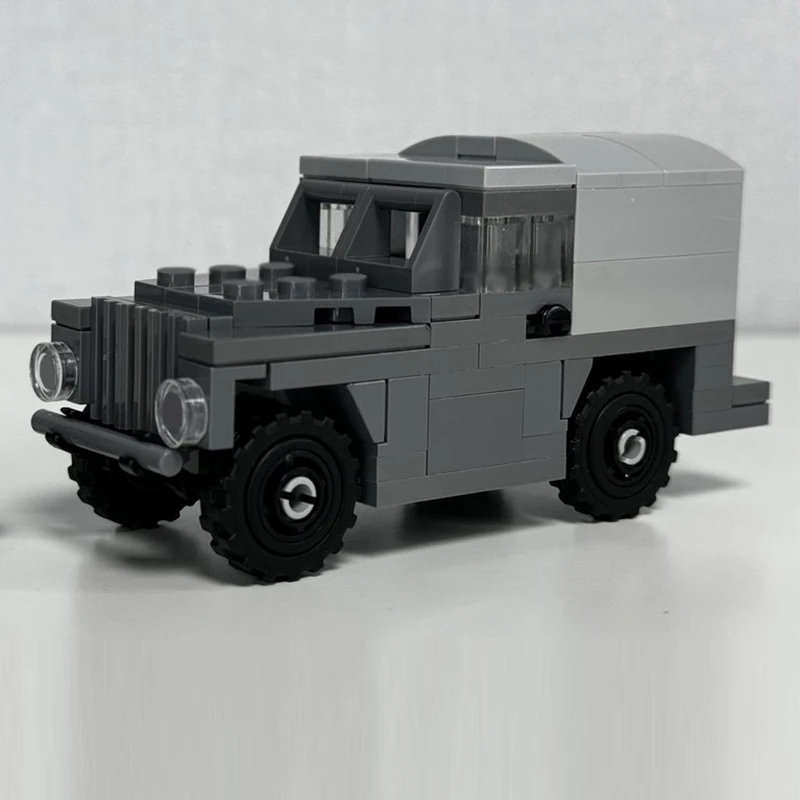 1/2 Ton Lightweight Military Off-Road Vehicle Model MOC Building Bricks War Equipment Modular Technology Gifts Children Toy Suit