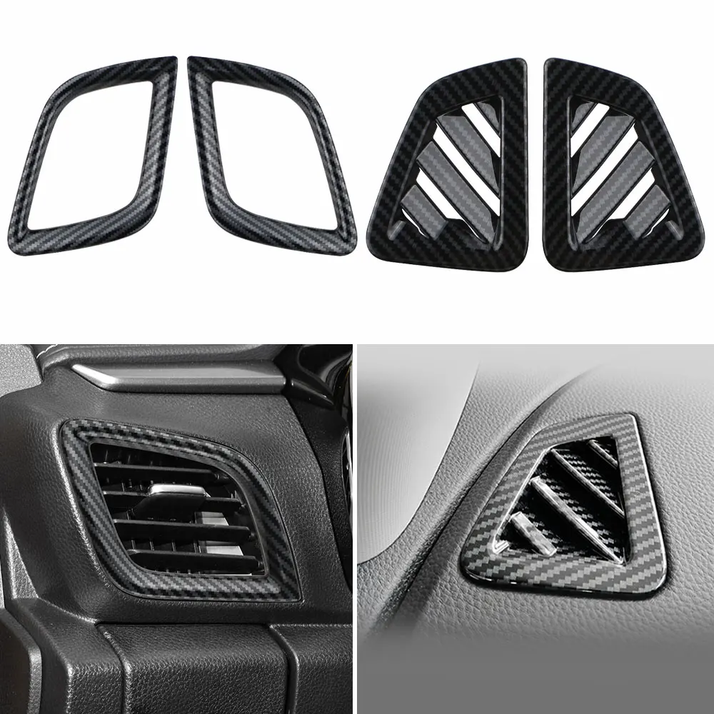 

For Isuzu Dmax D-max 2021 2022 2023 Front Air Outlet Cover Air Conditioning AC Vent Sticker Decoration Trim Interior Accessories