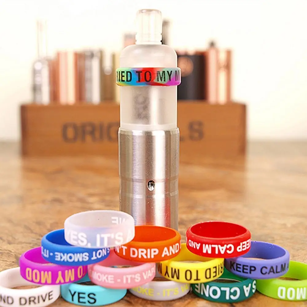 New 10Pcs/Pack Vapor Anti Slip Ring Band Mechanical Mods Rubber Silicone for RBA RDA Tank