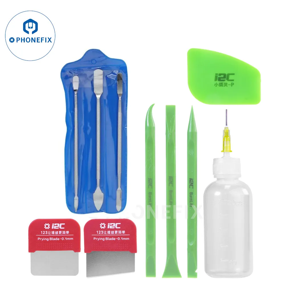 

Набор инструментов для разборки: 10 шт./компл. металлических лопаток-открывателей для iPhone, планшетов, iPad, материнских плат и экранов