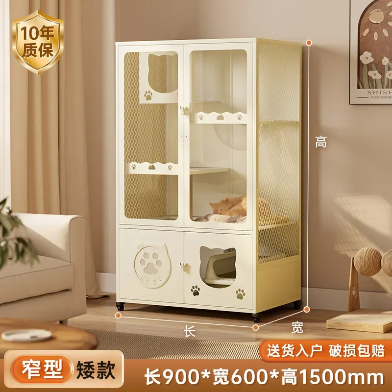 Cat Villa Home Integrated Steel Waterproof and Rust proof