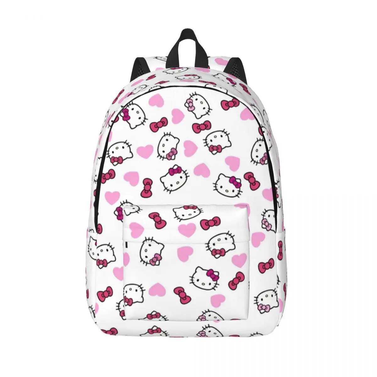 

Милый рюкзак с героями мультфильмов «Hello Kitty», школьный рюкзак для начальной школы, сумка для книг, мужской и женский холщовый рюкзак для путешествий