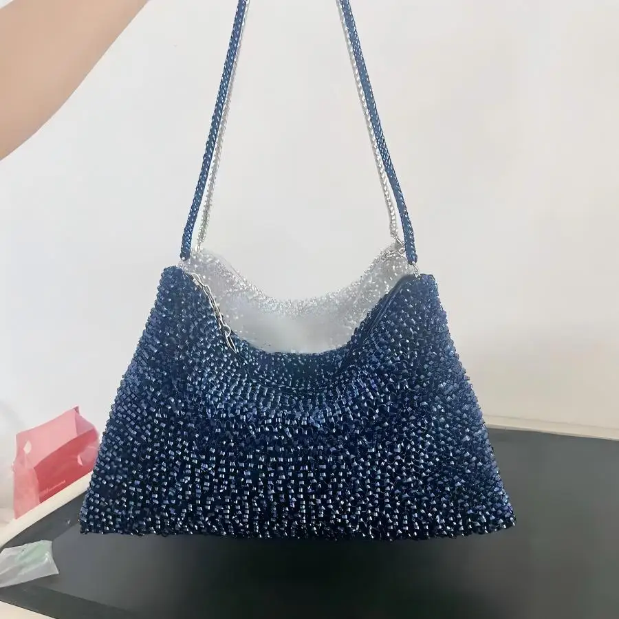 

2025 Новая модная универсальная сумка из мягкого ПВХ Candy, женская сумка через плечо, высококачественная минималистичная нишевая дизайнерская сумка