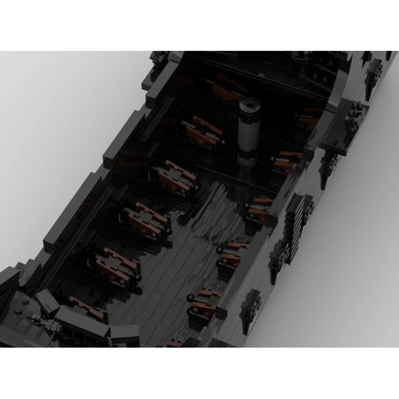 

Military Ship Model Moc Building Bricks The Black Pearl Modular Model Technology Blocks Christmas DIY Toy Construction Gifts