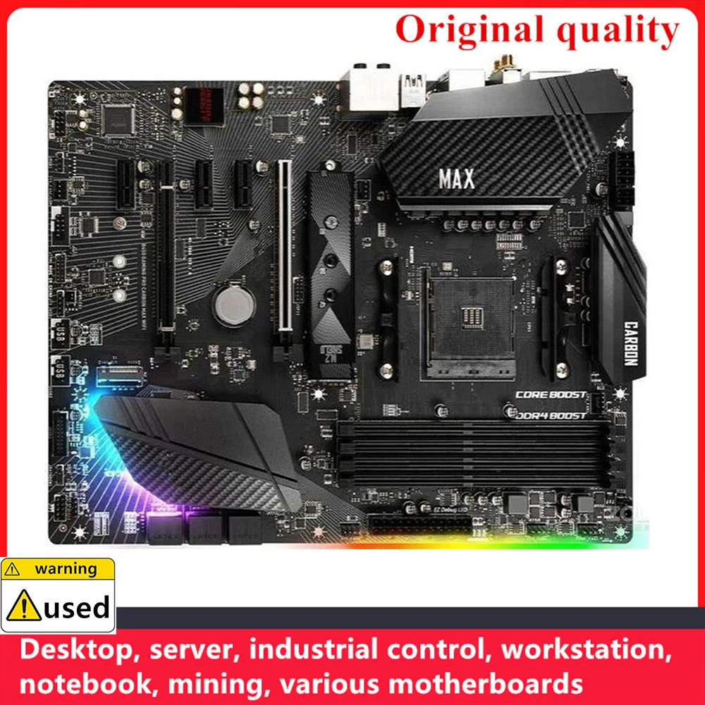 For B450 GAMING PRO CARBON MAX WIFI Motherboards Socket AM4 DDR4 128GB For AMD B450 Desktop Mainboard M,2 NVME USB3.0