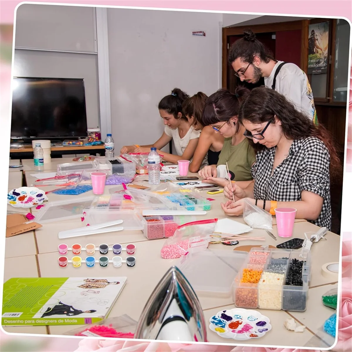 Y31A Kit de fiesta de pintura de velas, recuerdos de fiesta de boda de cumpleaños DIY, adecuados para diversas ocasiones, como bodas, eventos
