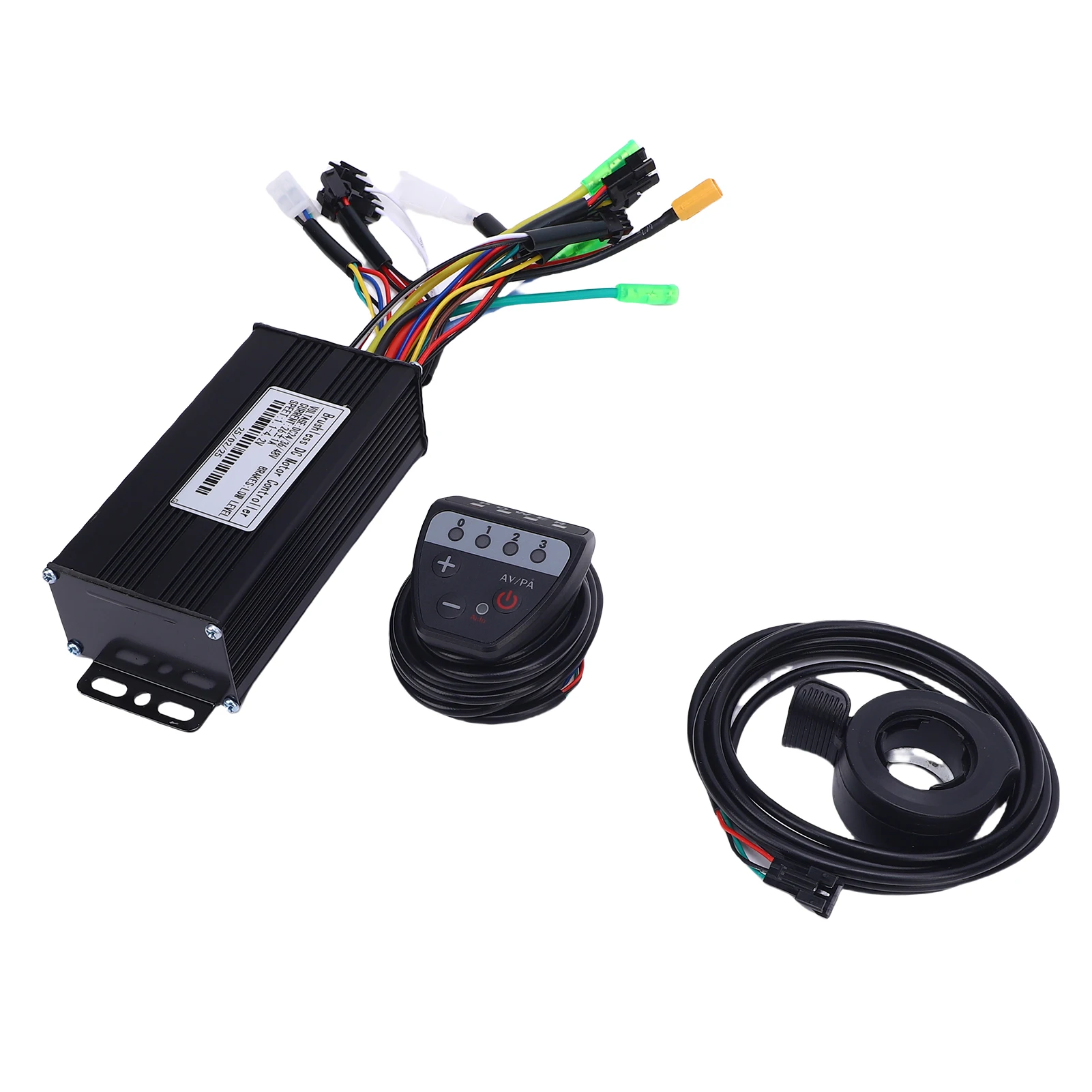 

Светодиодный дисплей, 3 режима, 26 А, металлический корпус контроллера для бесщеточного двигателя, 130X, ручка дроссельной заслонки, комплект для модификации электрического велосипеда