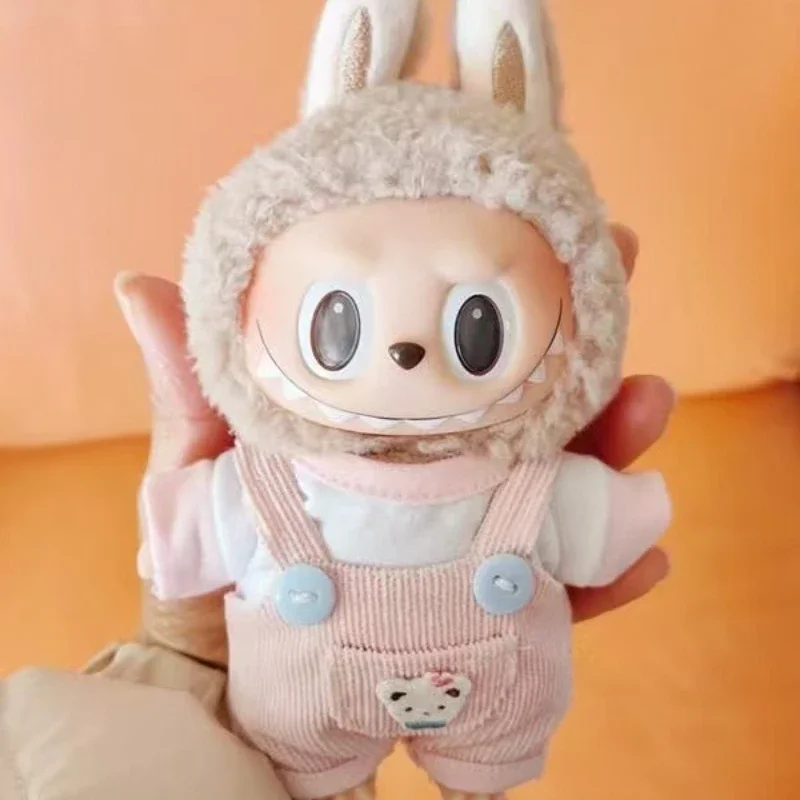 

Одежда для кукол Labubu V1 V2 15/17 см, модная толстовка и брюки, комплект корейского идола, модная одежда для кукол «сделай сам», аксессуары, игрушка в подарок