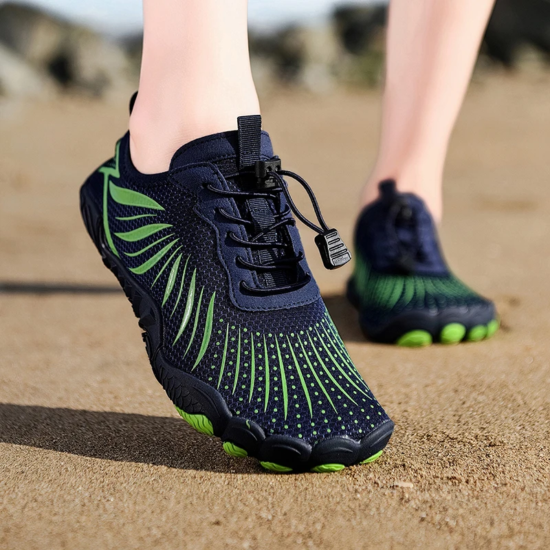 YRZL Barefoot Shoes Men Women Water Shoes Quick Dry Aqua Shoes for Beach Swimming Non-Slip River Slippers Summer Sports Sneakers