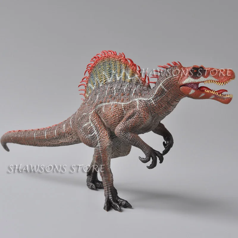 Prehistorische Krijt Periode Diermodel Speelgoed 14" Giant Spinosaurus Dinosaurus Figuur Miniatuur Replica