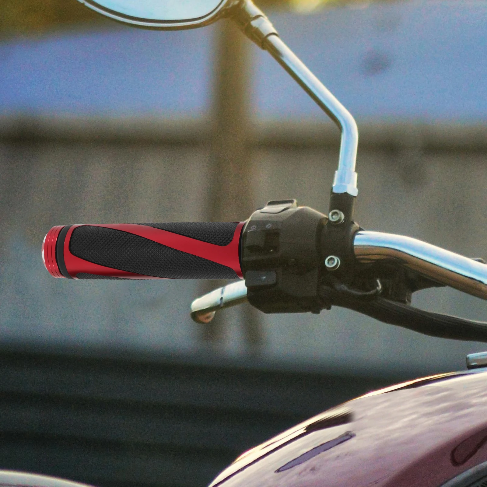 

1 Pair Handlebar Ergonomic Slip-Resistant Replacement For Various Bikes Quick Installation Comfortable Handlebar Hand Grips