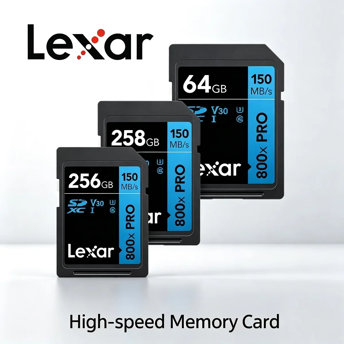 Lexar High-Performance 800x PRO SD Card 32GB 64GB 128GB 256GB UHS-I Card Memory Card for Camera U1 U3 Flash Card