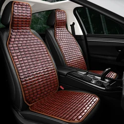 Cojín de bambú para el verano, asiento cómodo y transpirable, disponible para las cuatro estaciones, juego de cojines divididos para el coche, novedad de 2024