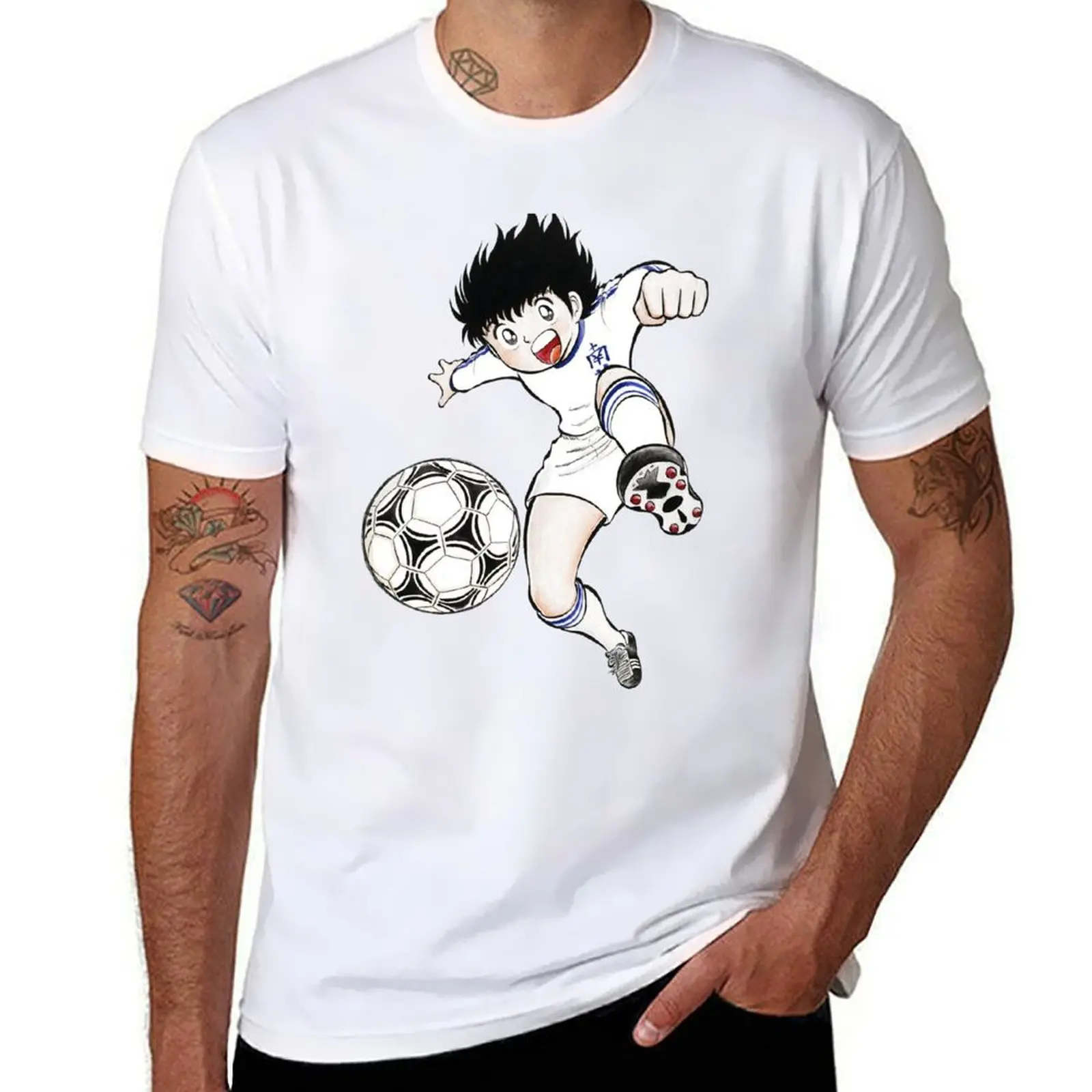 

Capitan Tsubasa T-Shirt t shirt man plain man t shirt cotton high quality essential t shirt T-shirt
