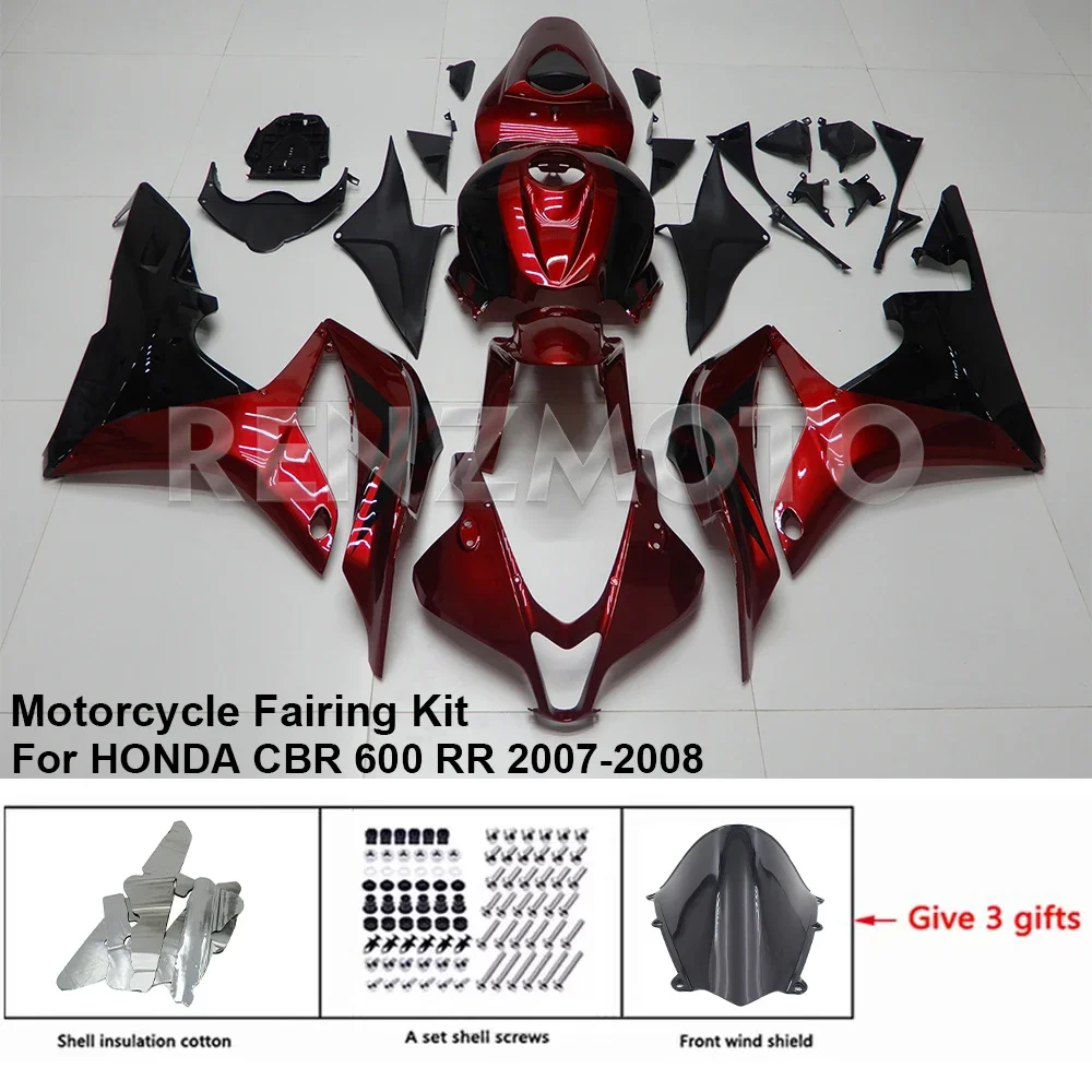 For HONDA CBR600RR 2007-2008 Fairing R/Z HR0806 Motorcycle Set Body Kit Decoration Plastic Guard Plate Accessories Shell