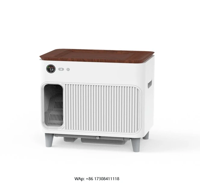 

Automatic cat box with app control Smart self-cleaning cat toilet for multiple large cats