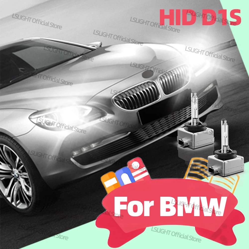 2Pcs HID Xenon D1S D1 6000K 8000K 10000K Headlights For BMW 1 2 3 4 5 6 7 Series E81 E87 E88 E90 E91 E92 E60 E61 F32 F33 F82 F83