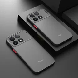 For Xiaomi Redmi Note 13 Pro 4G Case Cover Mi Little Poko Poco X6 5G Coque Funda Matte Translucent Hard PC Protective Case
