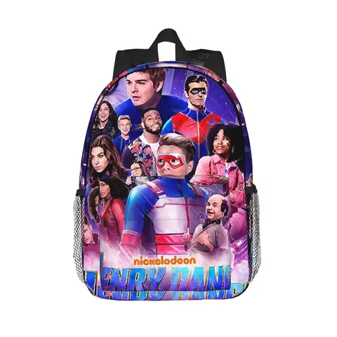 Captain Henry and Kid Danger Backpack Hot Sale Daypack Large Capacity Boys Girls BookBag Shoulder Bags for Men Women School Bag
