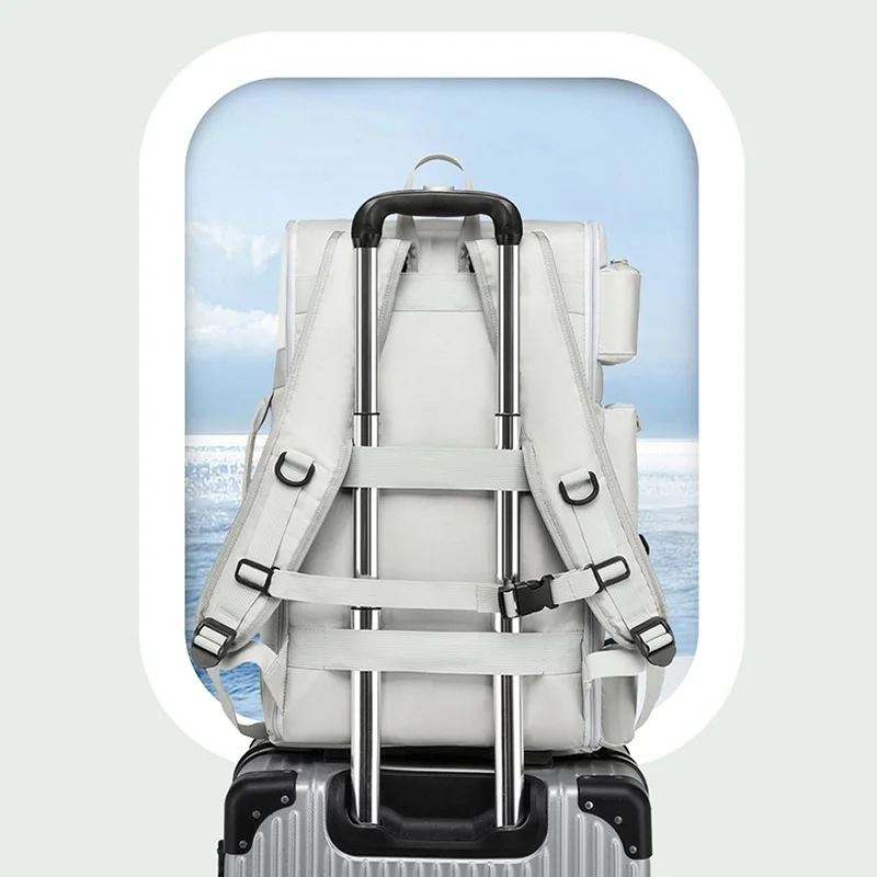 سعة كبيرة حقيبة قاعة رياضة حقيبة السفر الرطب الجاف فصل حقائب كتف الرياضة في الهواء الطلق حقائب الظهر اليوغا اللياقة البدنية التدريب أكياس حزمة