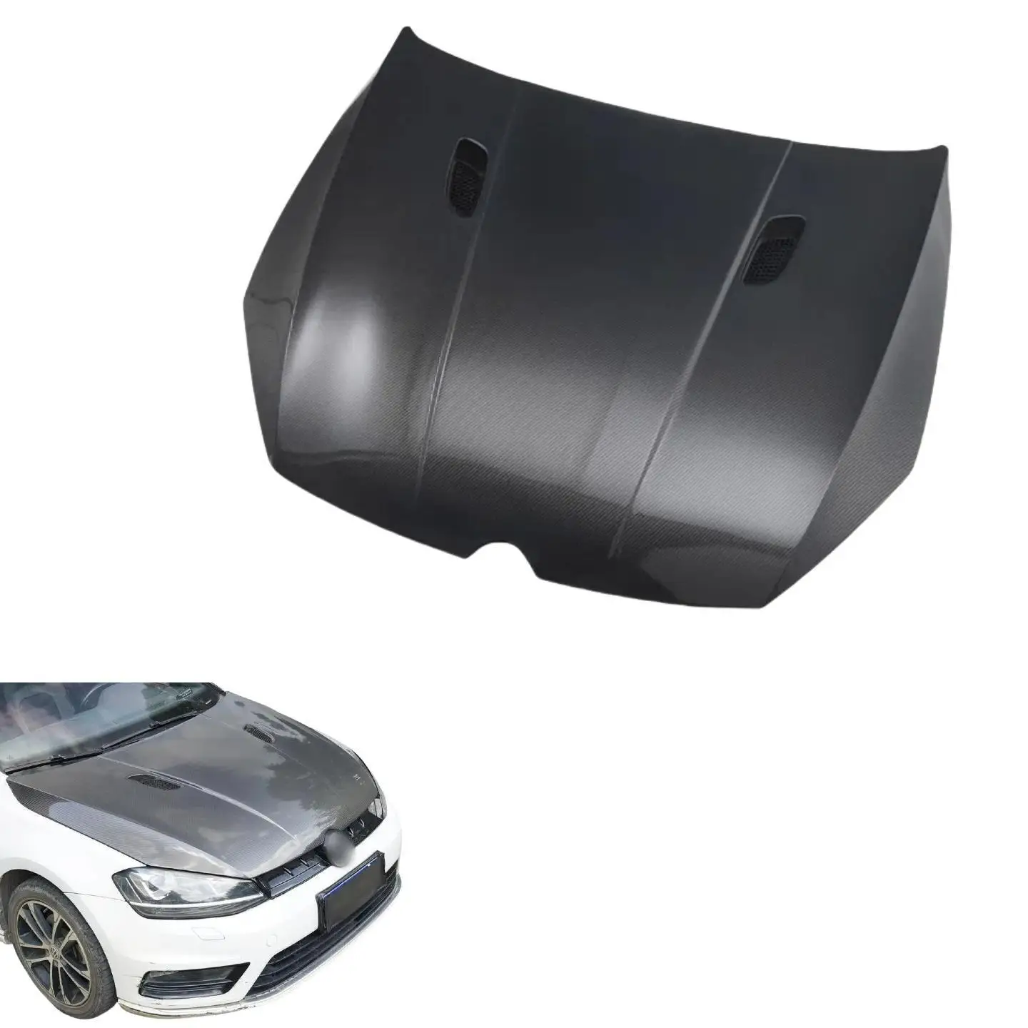 

Front Bonnet Carbon Fiber Engine Cover for Golf 7 2014 201 2016 Upgrade GTI Style Engine Hood Car Exterior Accessories