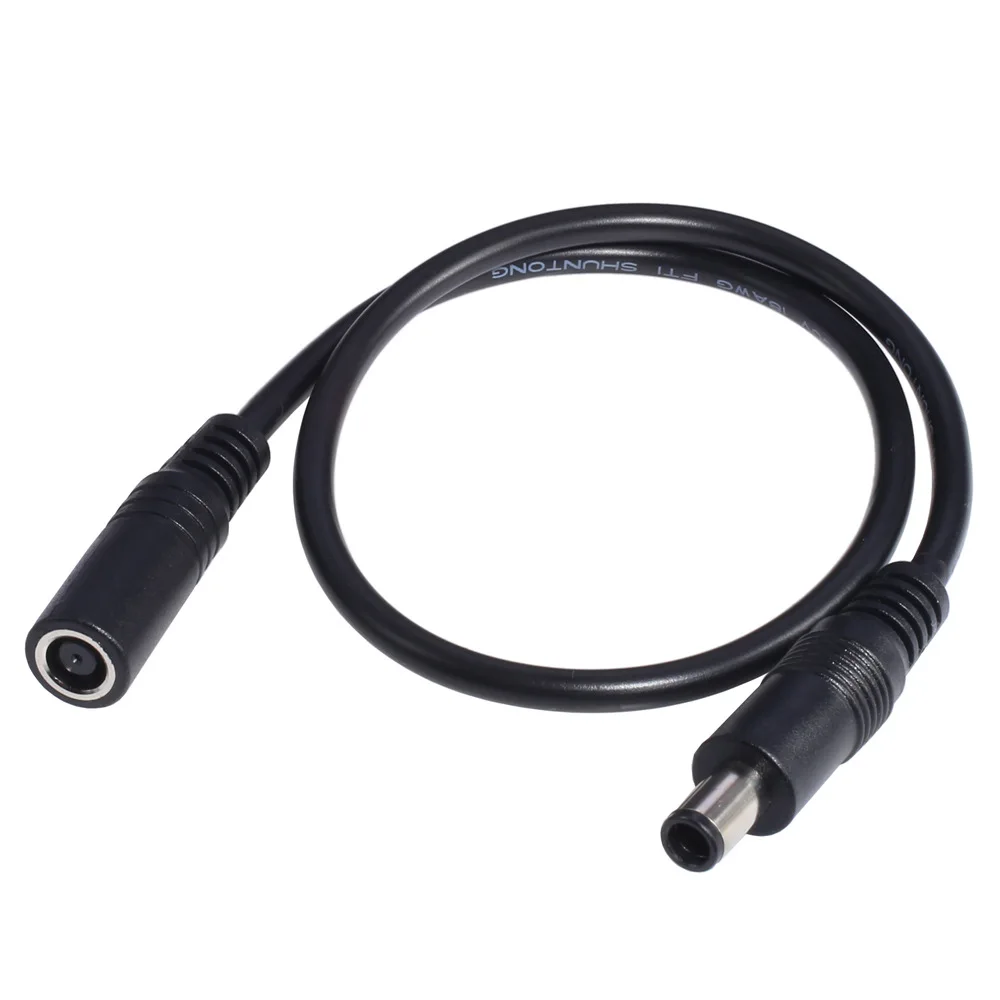 

50cm 7.4x5.0mm Male to 7.4x5.0mm Female Extension Cable 7.4x5.0mm Male to Female 120W Laptop Notebook Power Charger Cable