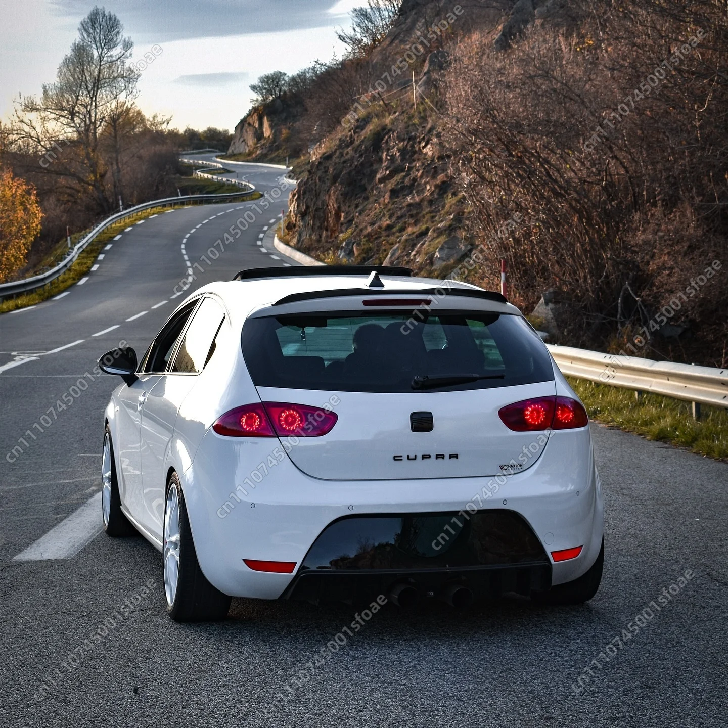 

Rear Roof Lip Spoiler Tail Wings For Seat Leon Cupra Mk3 Hatchback 2012 - 2016 ABS Glossy Black Wing Splitter Body Kit Tuning