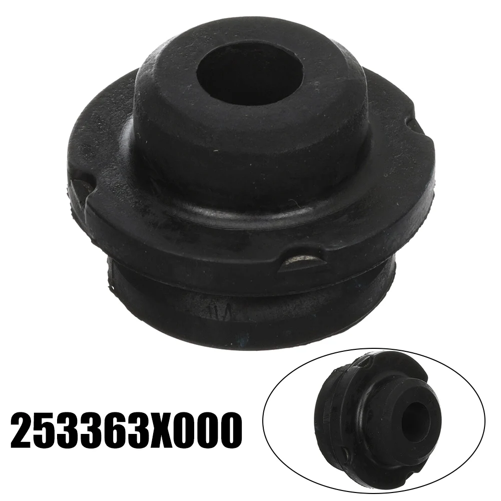Bushing Insulator Bawah Radiator Hitam Warna Hitam Produk Teruji Plug-and-play Pengganti Langsung Pemasangan Mudah