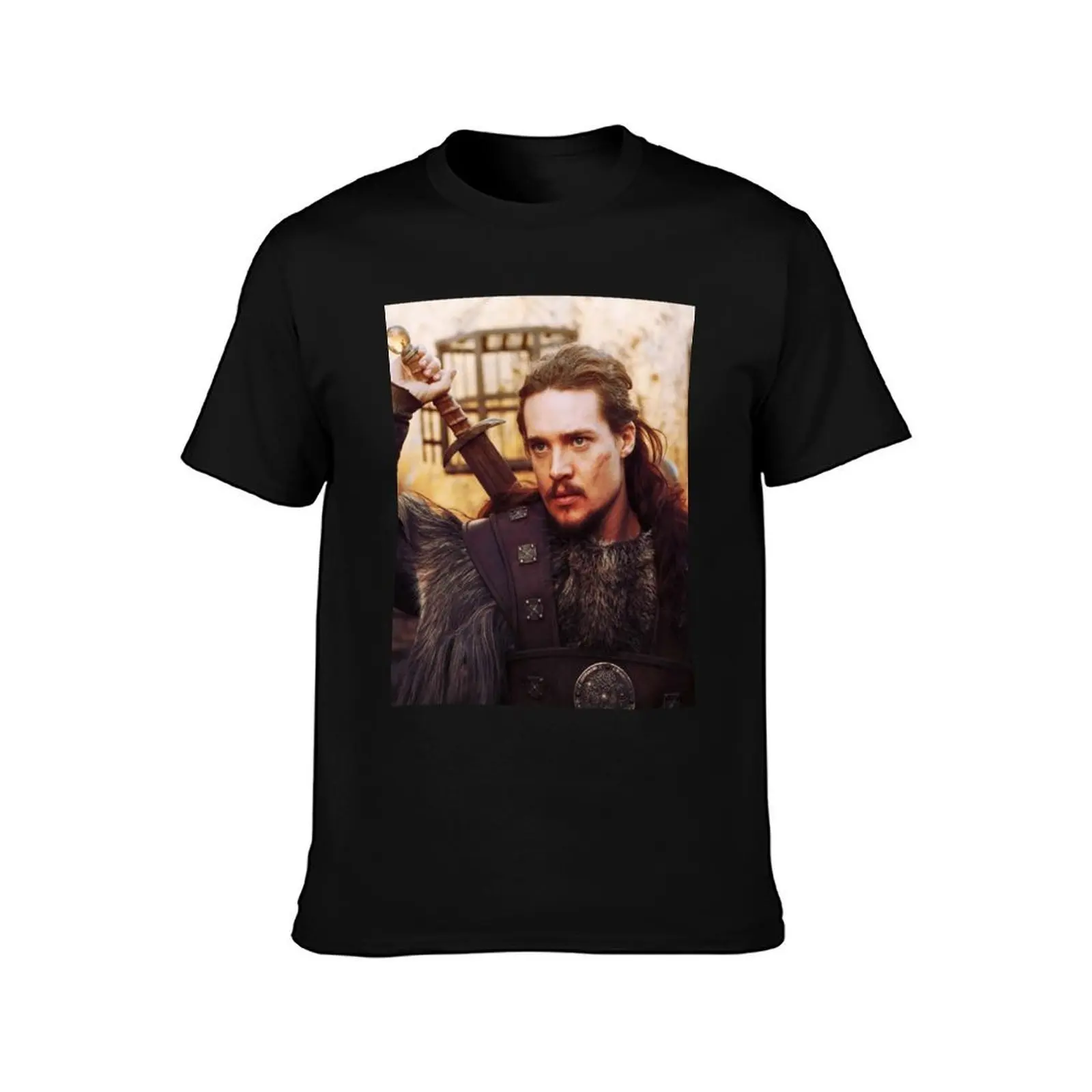 Uhtred of The Last Kingdom T-Shirt, Summer Casual Cotton Tee, Oversized Streetwear Tops, Vintage Graphic Print, Unisex Men Women