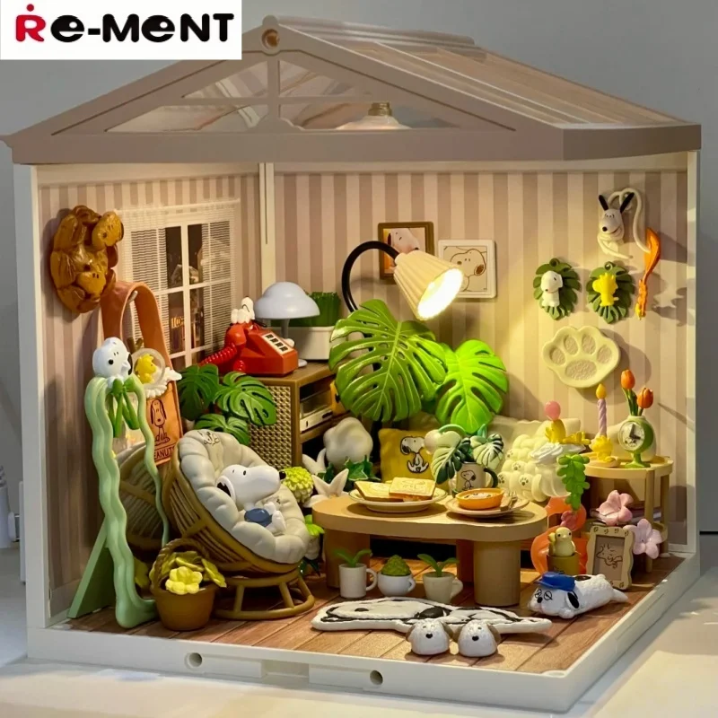 إعادة مينت مريح سنوبي عطلة نهاية الأسبوع غرفة مصغرة المشهد نموذج تحصيل العصرية صندوق أعمى اللعب المشهد الدعائم الاطفال مفاجأة الهدايا