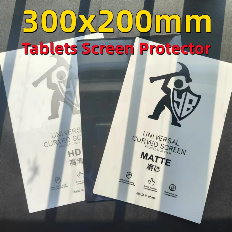 5pcs A4 HD Hydrogel Film For iPad Tablet Computer Screen Protector Universal TPU/PET NANO Matte Anti Impact Film For Machine