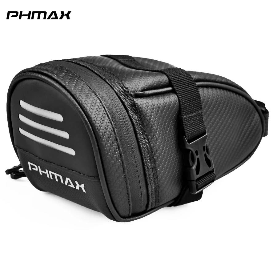 

PHMAX Mountain Bike Portable Bag Road Bicycle Tail Bag Large Capacity Toolkit Waterproof Saddle Bag CyclingEquipmentPVC Material