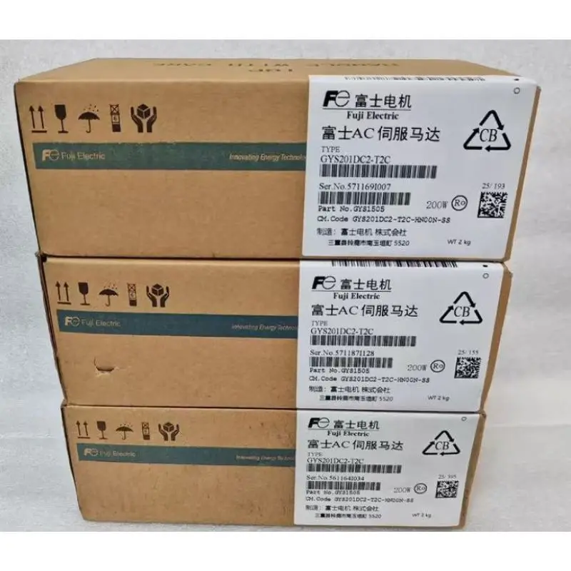 

Новый серводвигатель GYS201DC2-T2C мощностью 200 Вт для быстрой доставки