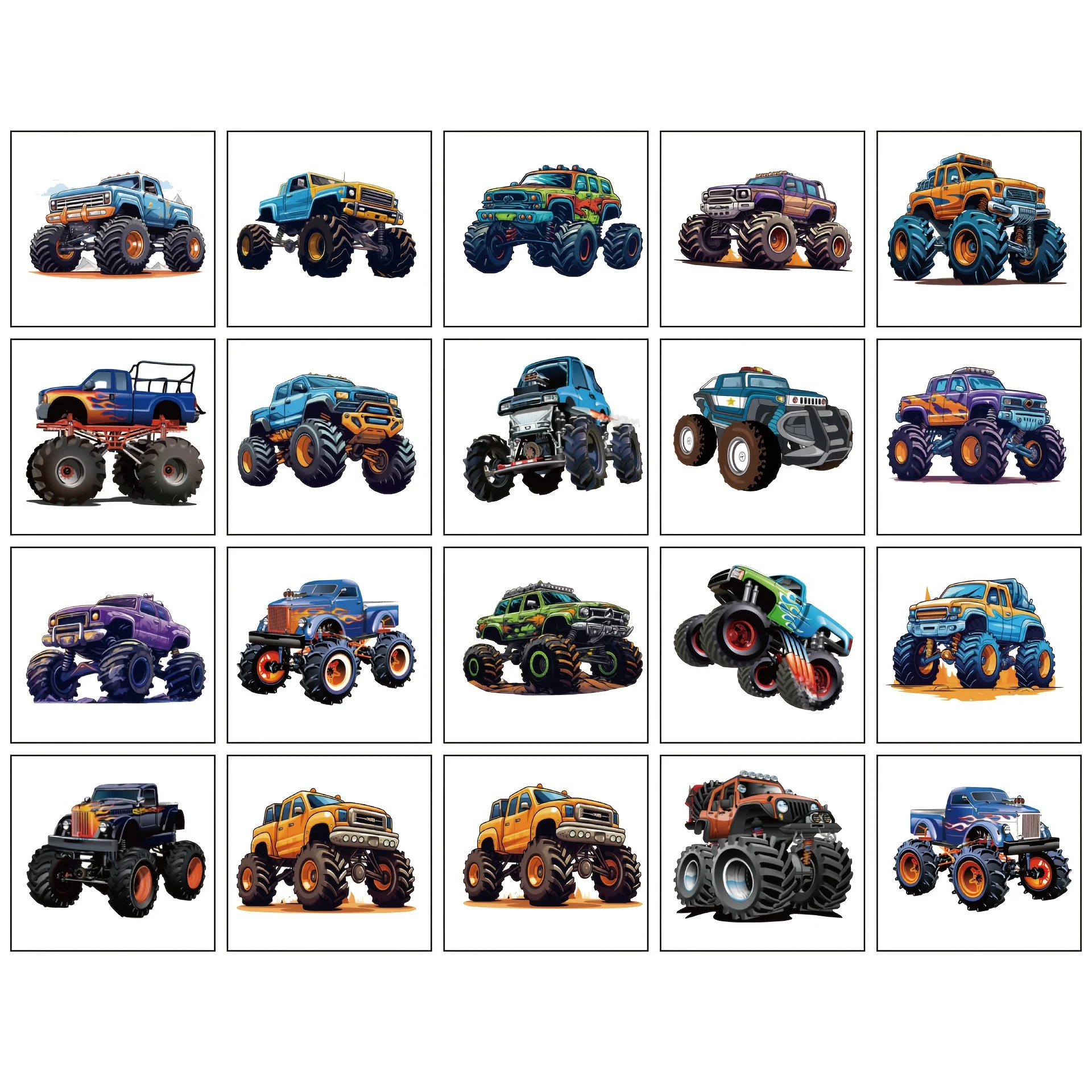 20 Blatt Cartoon Monster Truck – Lighting Mcqueen Decor Bewertung und Preis