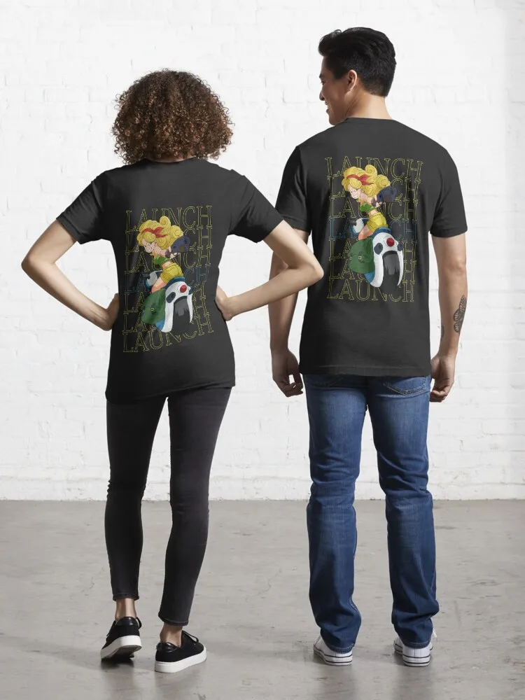 

Launch Essential T-Shirt for Men Women Summer Tops Simple Style Tops