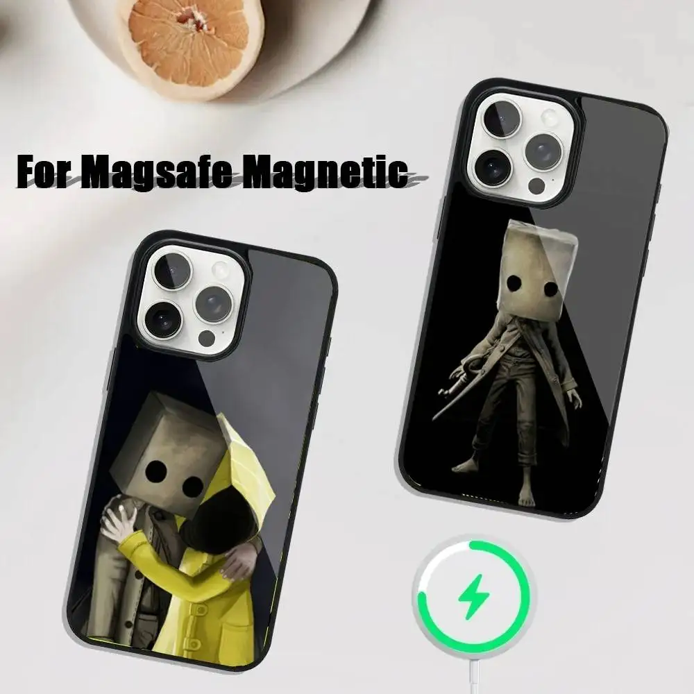 

Game L-Little N-Nightmar-ES Phone Case iPhone 17,16,15,14,13,12,11,Pro,Max,Plus,Mini,SE4,E Magnetic Magsafe Wireless Charging