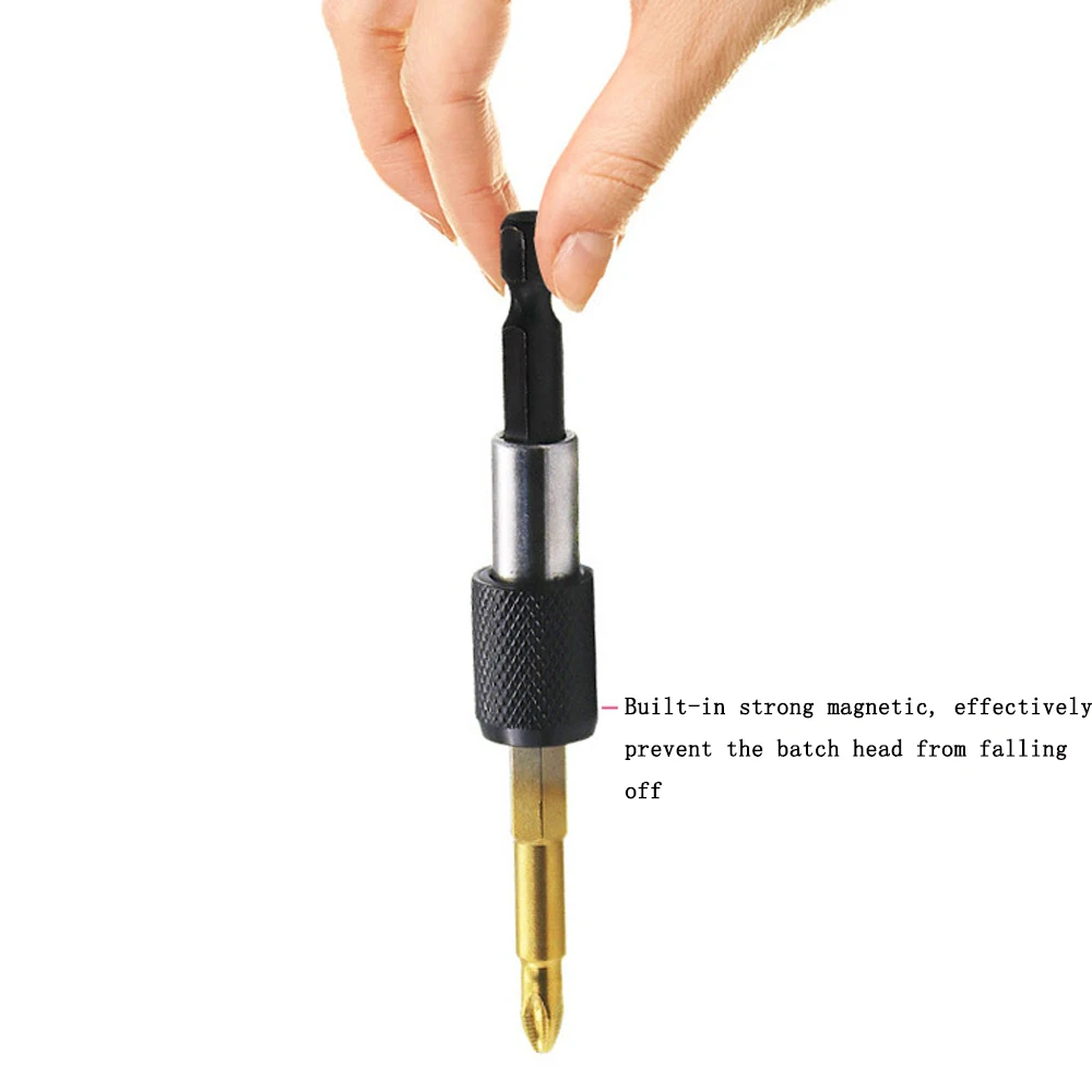 Imagem -03 - Auto-locking Extensão Rod Hexágono Haste Quick Release Drill Driver Elétrico Transferência Rod Chave de Fenda Ferramenta Pcs