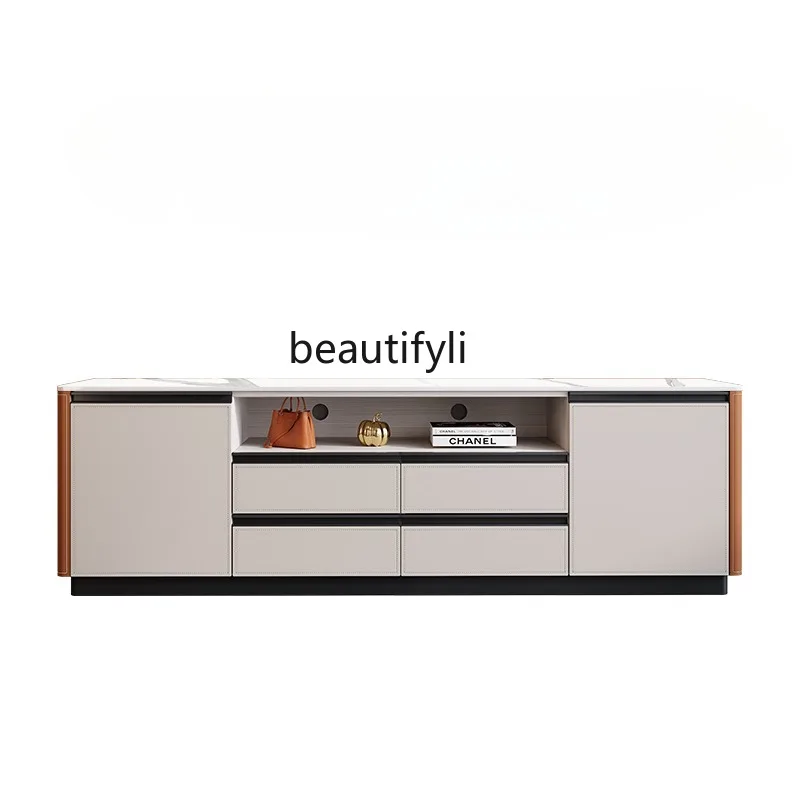 

Легкий роскошный высокий шкаф для телевизора Современная гостиная Шкафчик из массива дерева Комод для хранения в спальне