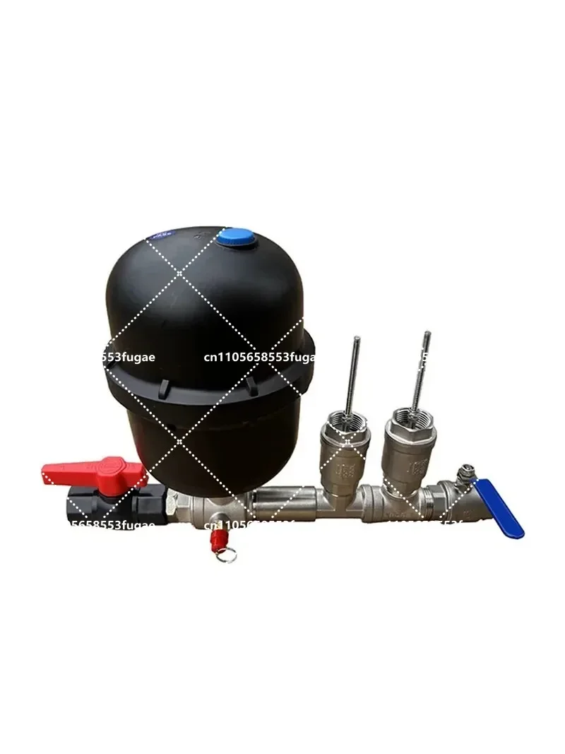 1 Inch Stainless Steel Water Hammer Pump Body Kit Single Double Valve Plumbing Send Interface for Home Water System