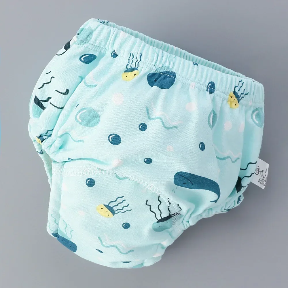 Baby Training Pants Cotton Cloth 6 Layers Cloth Baby Diapers Breathable Reusable Washable Children Underwear Cloth Diapers