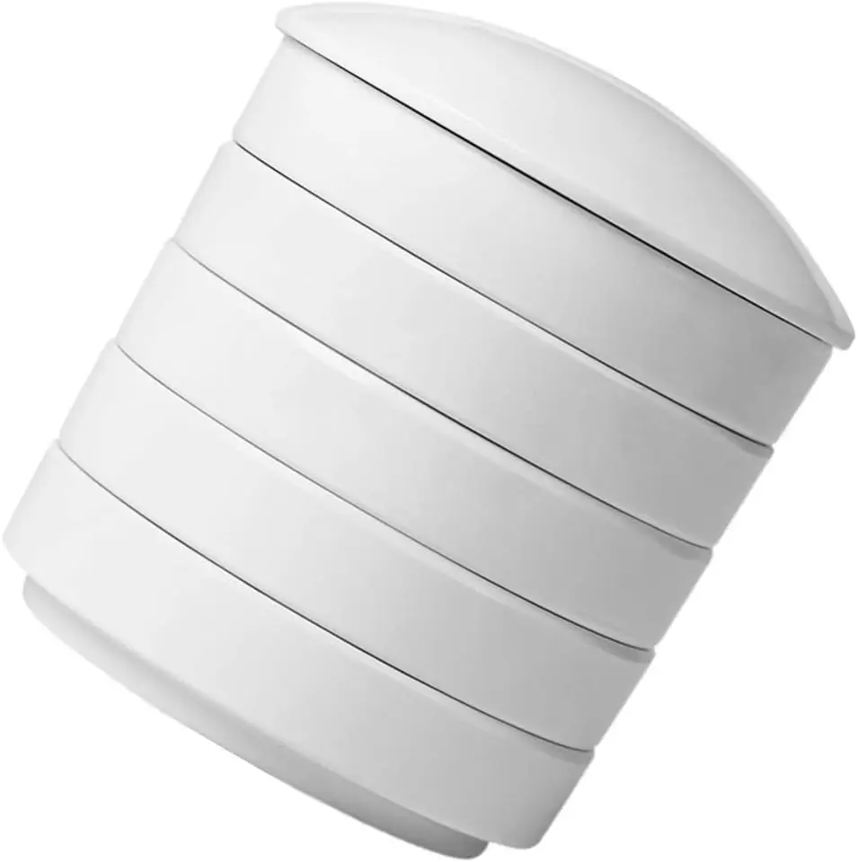 

Five Layer Ceramic Palette 5 Layers Mixing Trays Set Round Porcelain Watercolor Palettes Sauce Dishes for Artists Studen