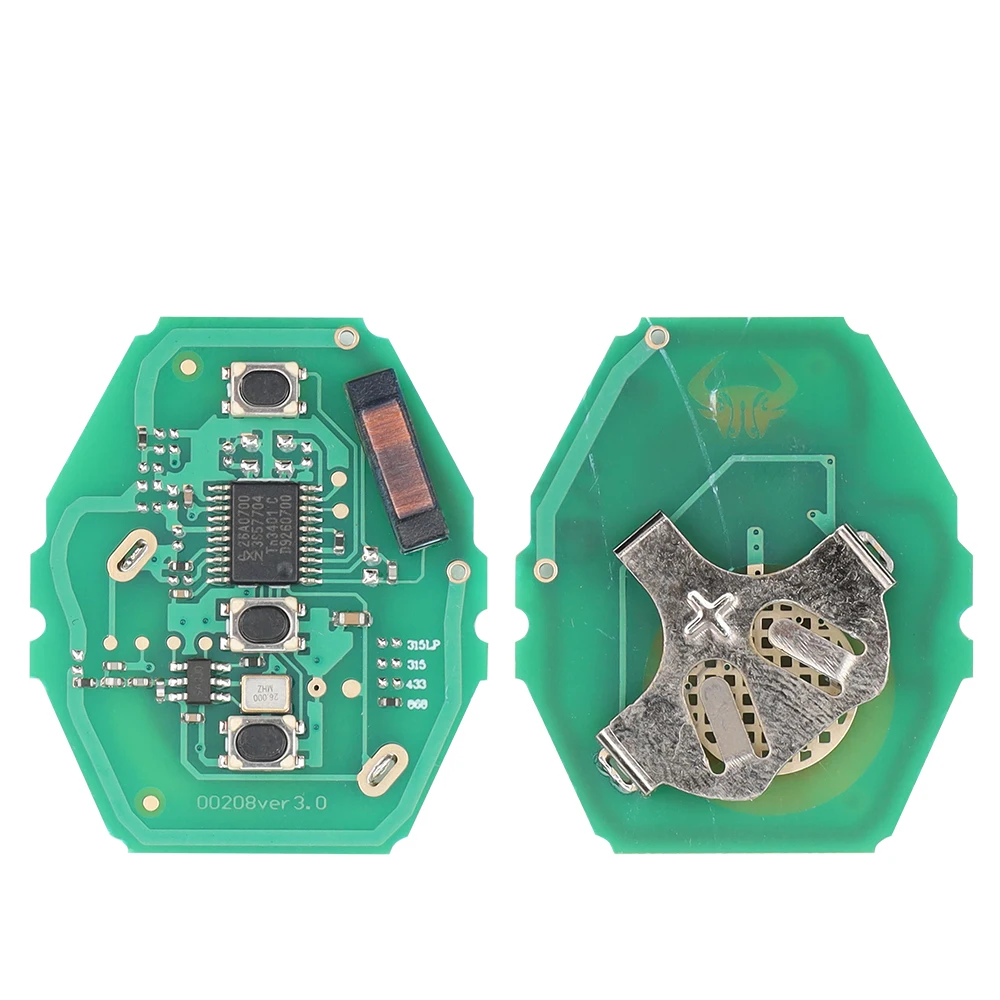 Zz For BMW 315/434/868MHz CAS2 System ID46 CHIP Car Remote Key For BMW 1 3 5 X5 E46 E60 E61 E63 E64 E70 E87   5WK49147 5WK49125