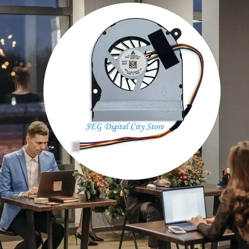 

U75B Replacement Notebook CPU Cooling Fan 5V 0.6A 4P Radiator for Intel Skull