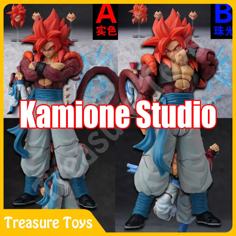 

Tonsen Arttoys Kamione Studio Gogeta Figure Dragon Ball GT Super Saiyan 4 SSJ4 Gogeta Anime Action Figures Kids Toys Gifts