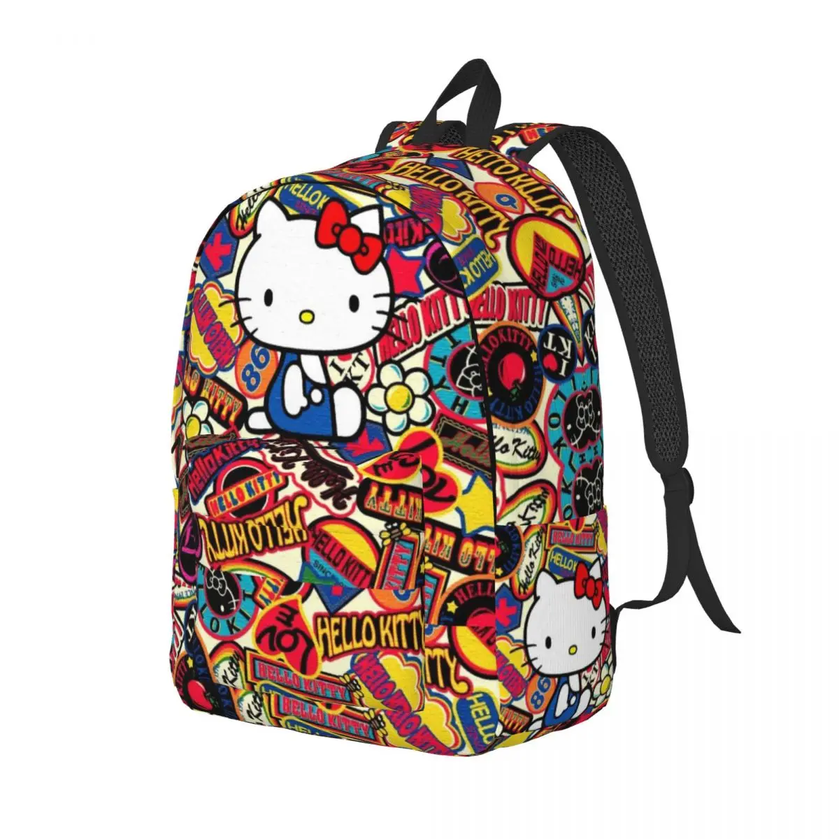 Birthday Gift Lover Sturdy Shoulder Laptop Bag Sanrio Hello Kitty Kawaii Preschool Laptop Bag Campus