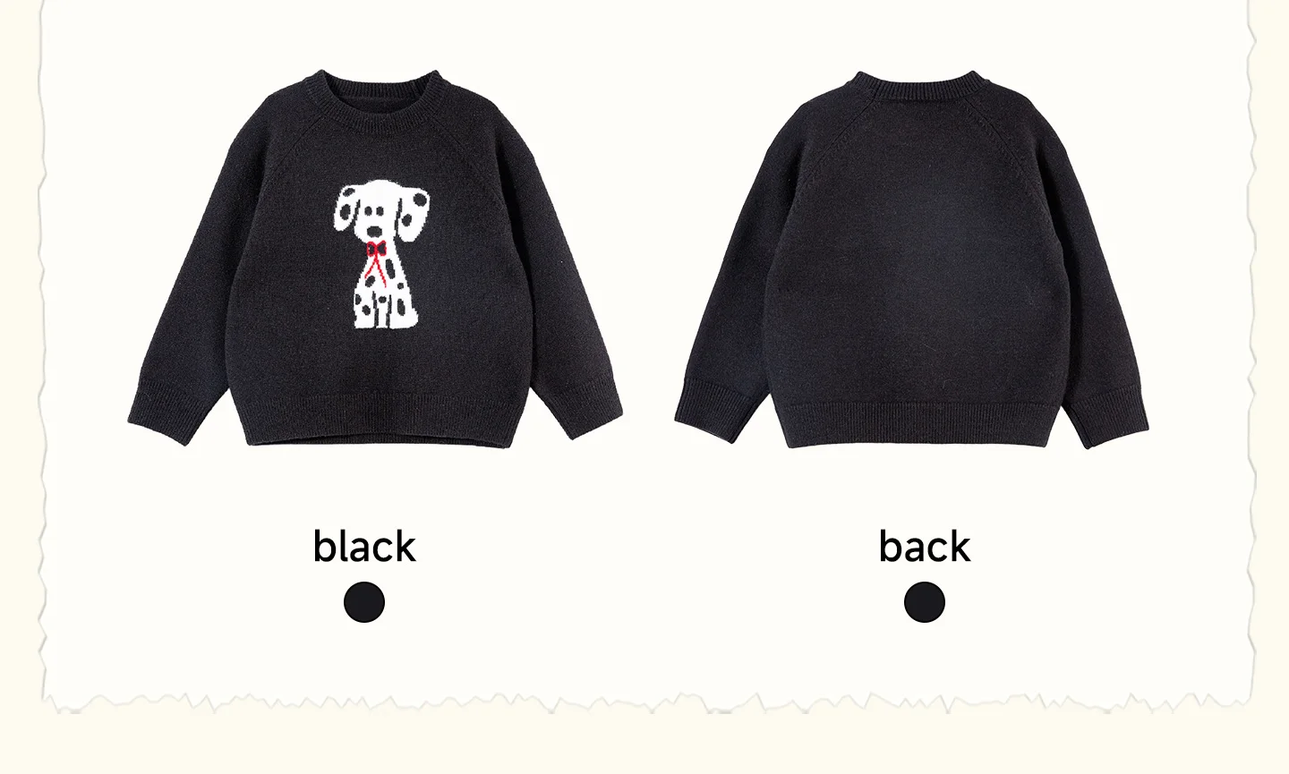 Amila 2026 Herbst Neuer Kinderpullover aus Wolle mit Raglanärmeln, Cartoon-Motiv mit niedlichen Haustieren, modisch, lässig, bequem, für den täglichen Gebrauch, Langarm-Oberteil – Detail 8